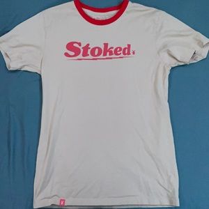 Dutch Bros Used T-Shirt “Stoked” Mens Medium